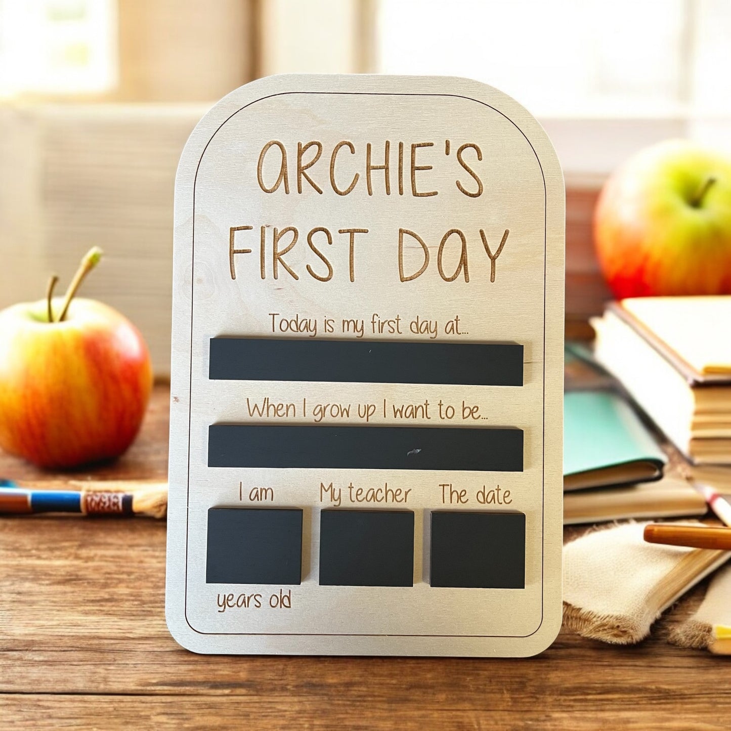 My First Day Memory Board