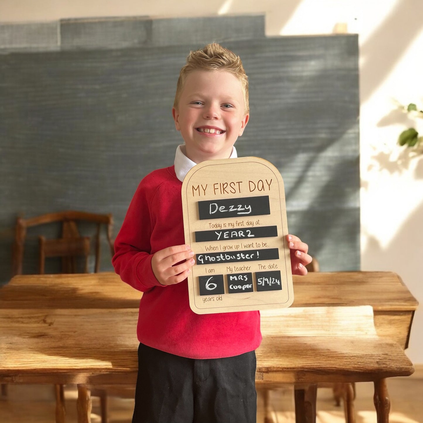 My First Day Memory Board