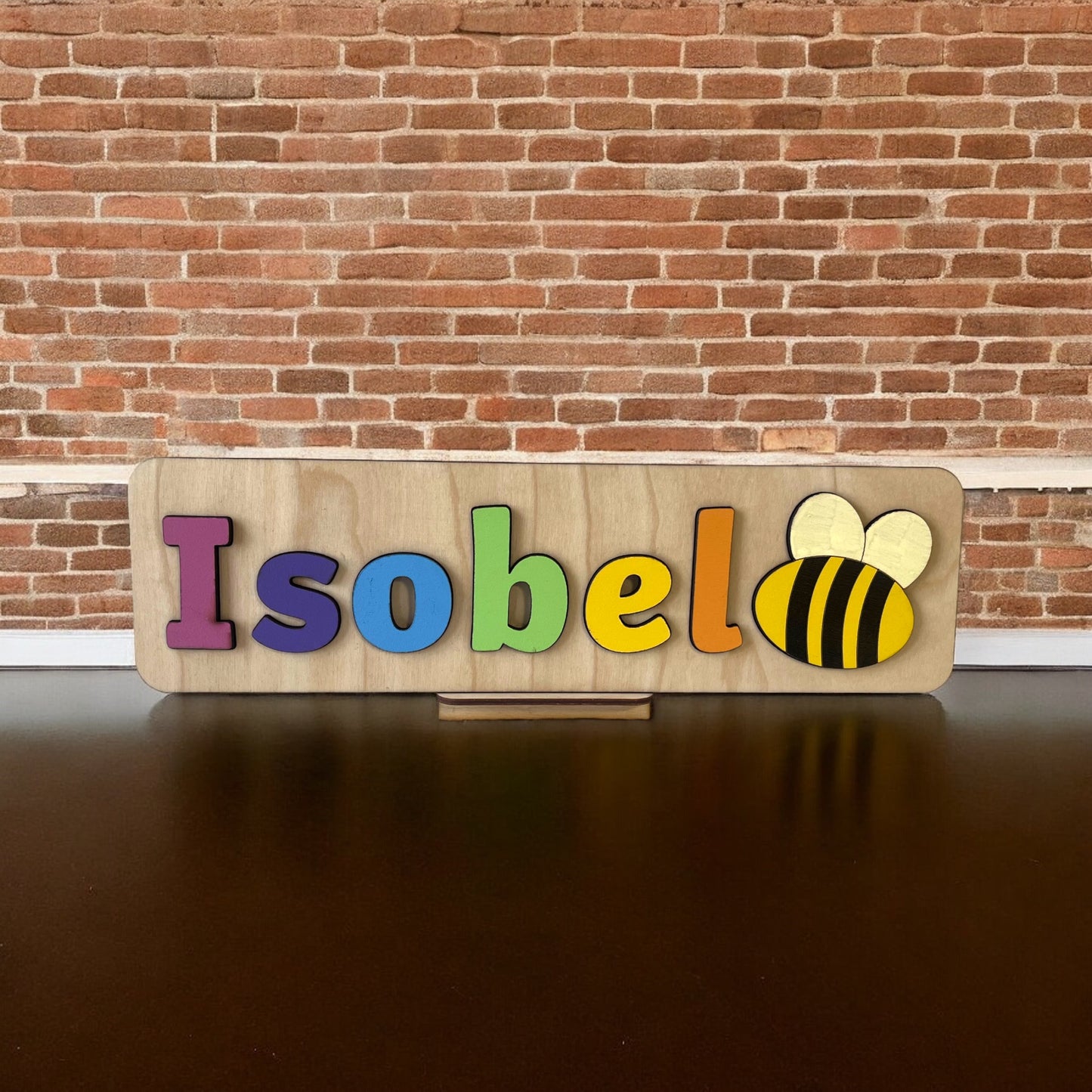 Personalised Name Puzzle with a Buzzy Bee