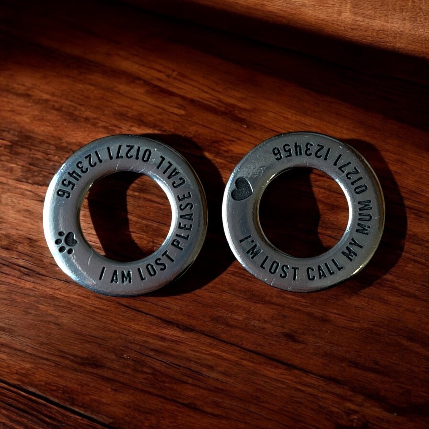 Personalised Solid Stainless Steel ID Tag