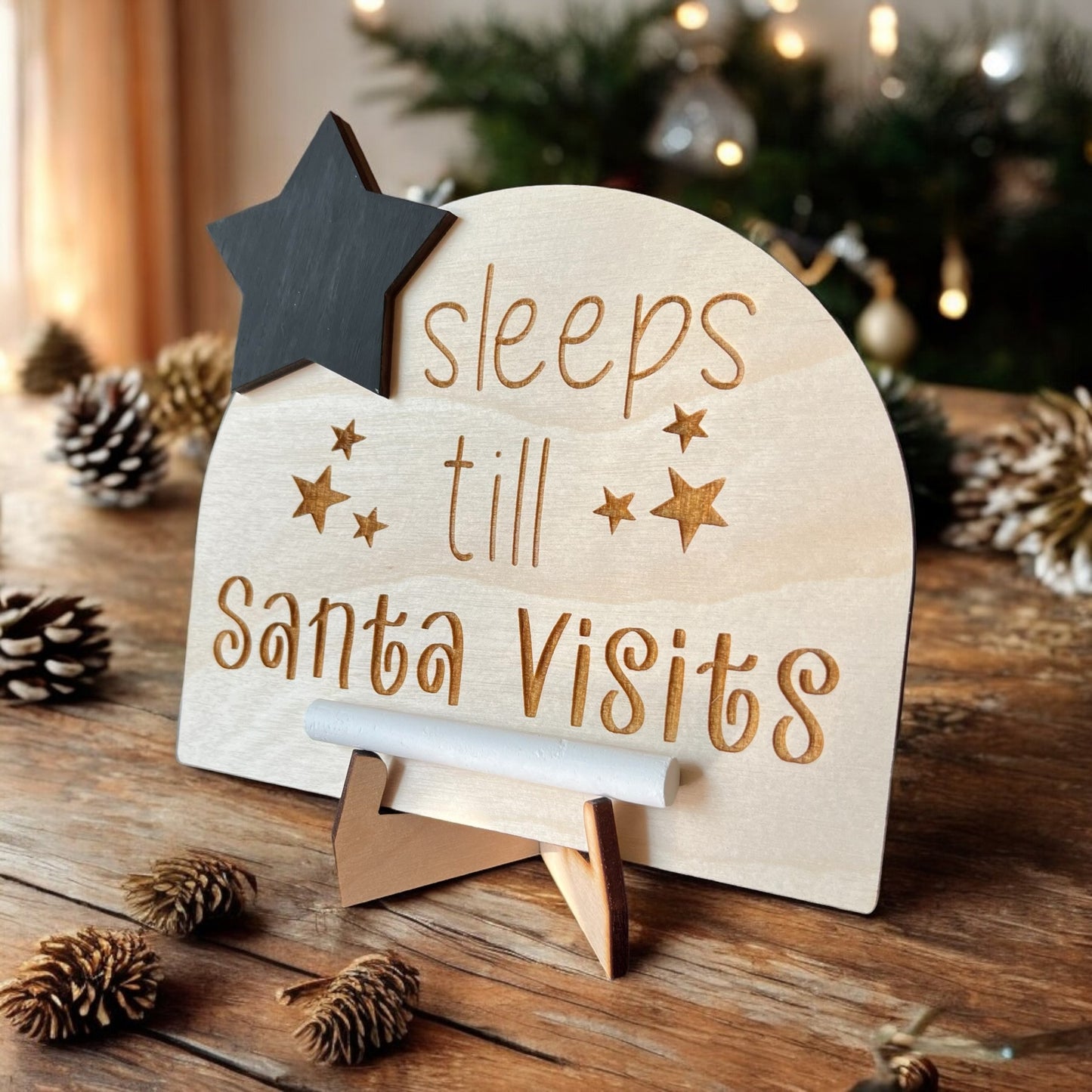 Personalised Sleeps till Santa Visits Countdown