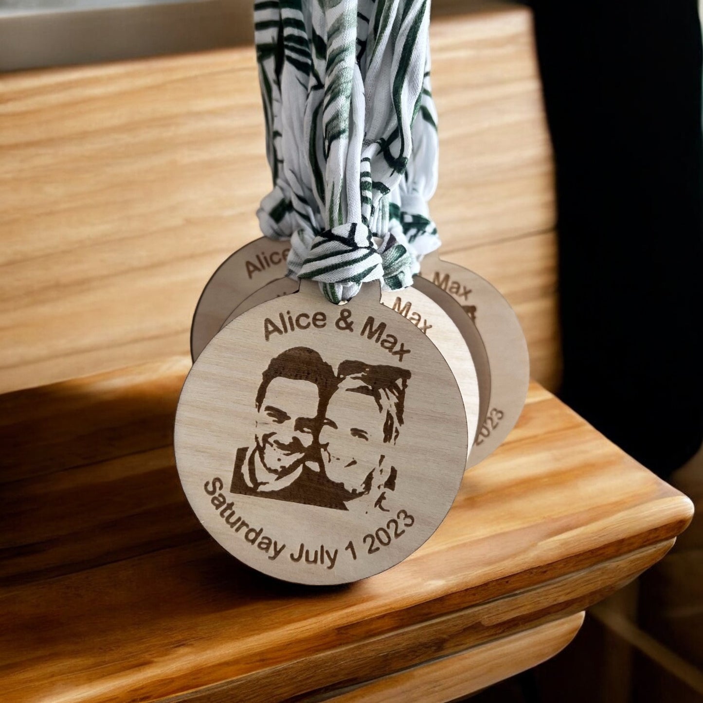 Personalised Wooden Medals - 70mm