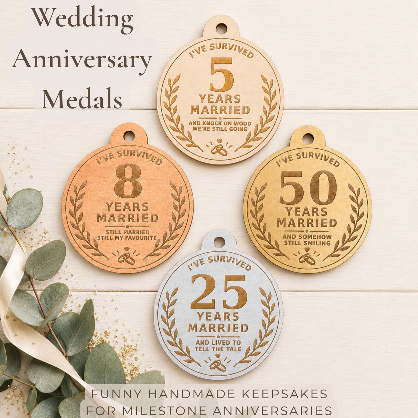 Wedding Anniversary Medal