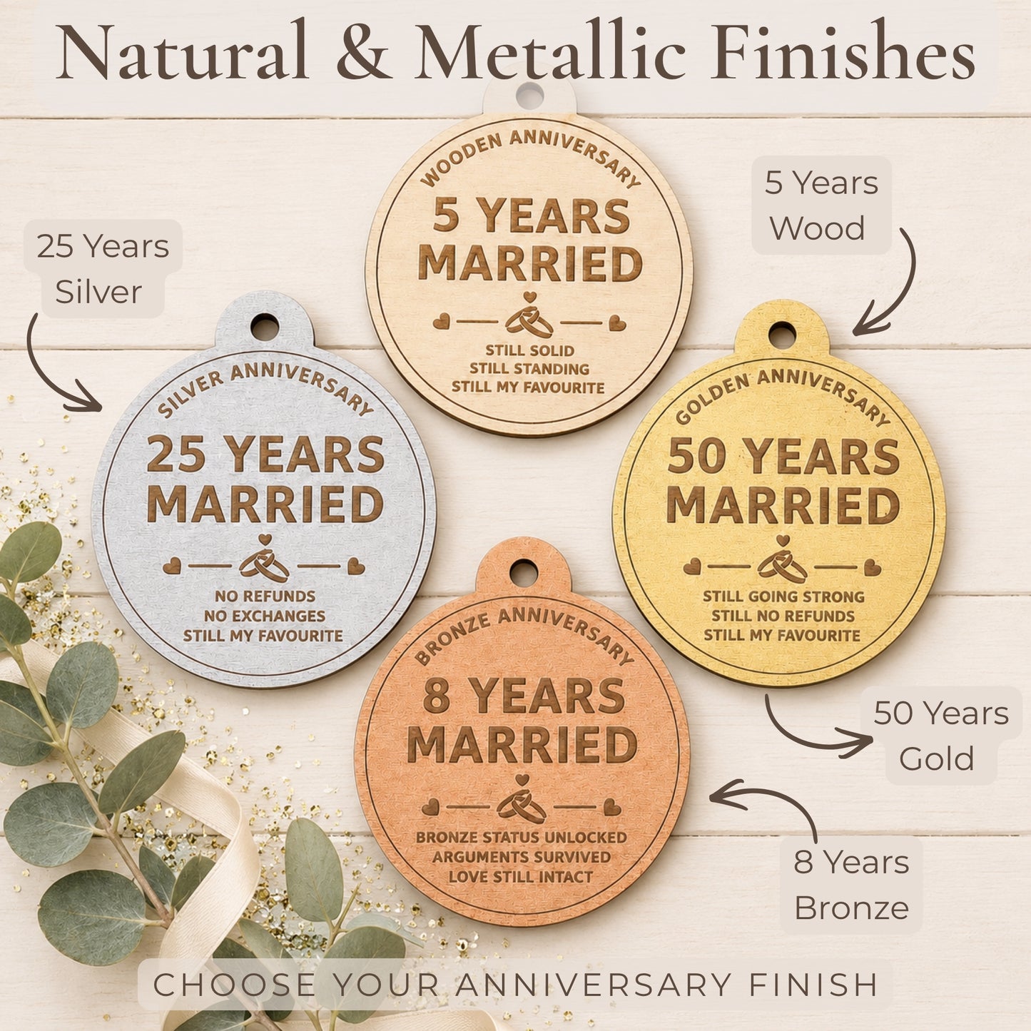 Wedding Anniversary Medal