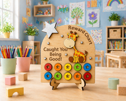 Personalised Wooden Reward Chart