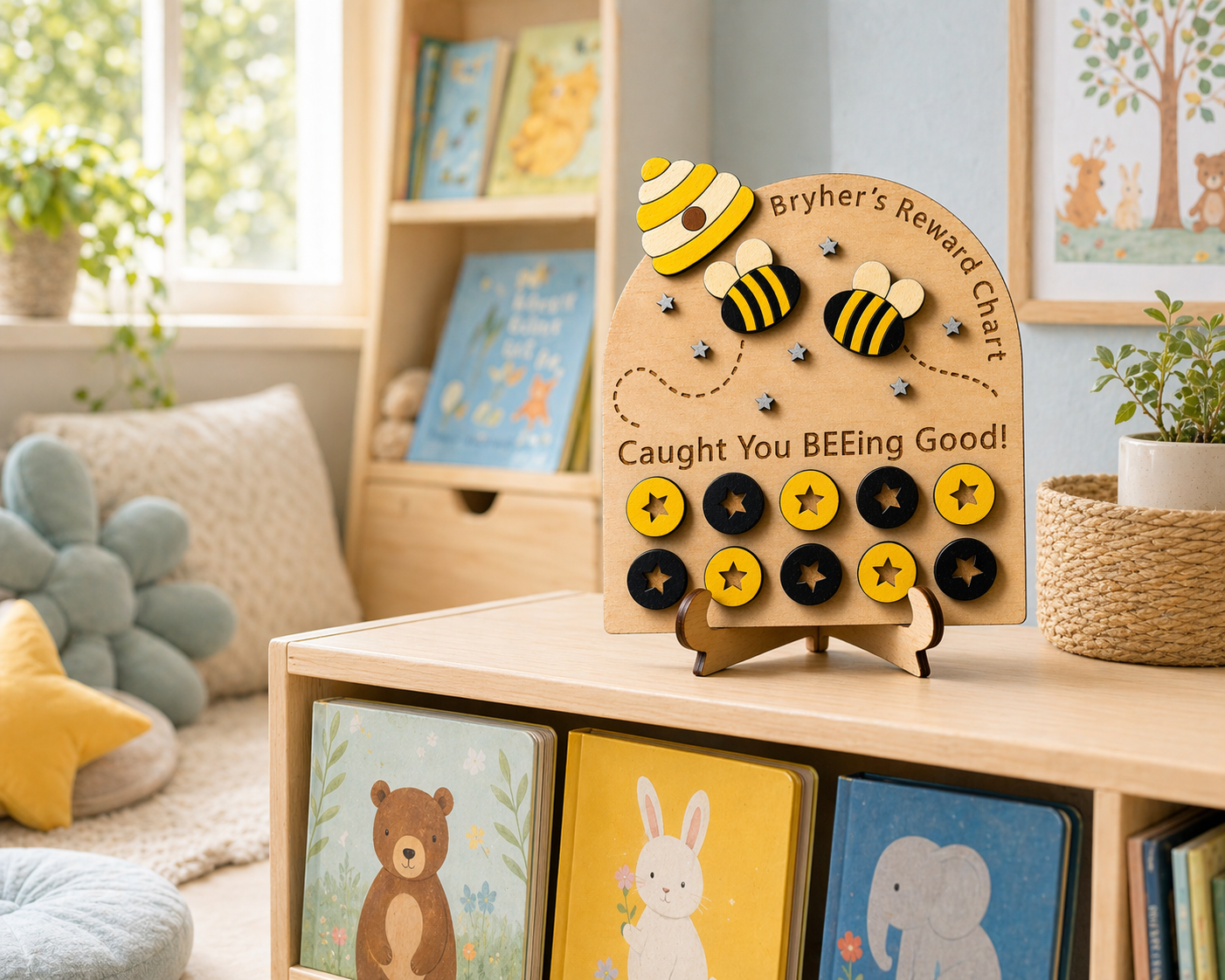 Personalised Wooden Reward Chart