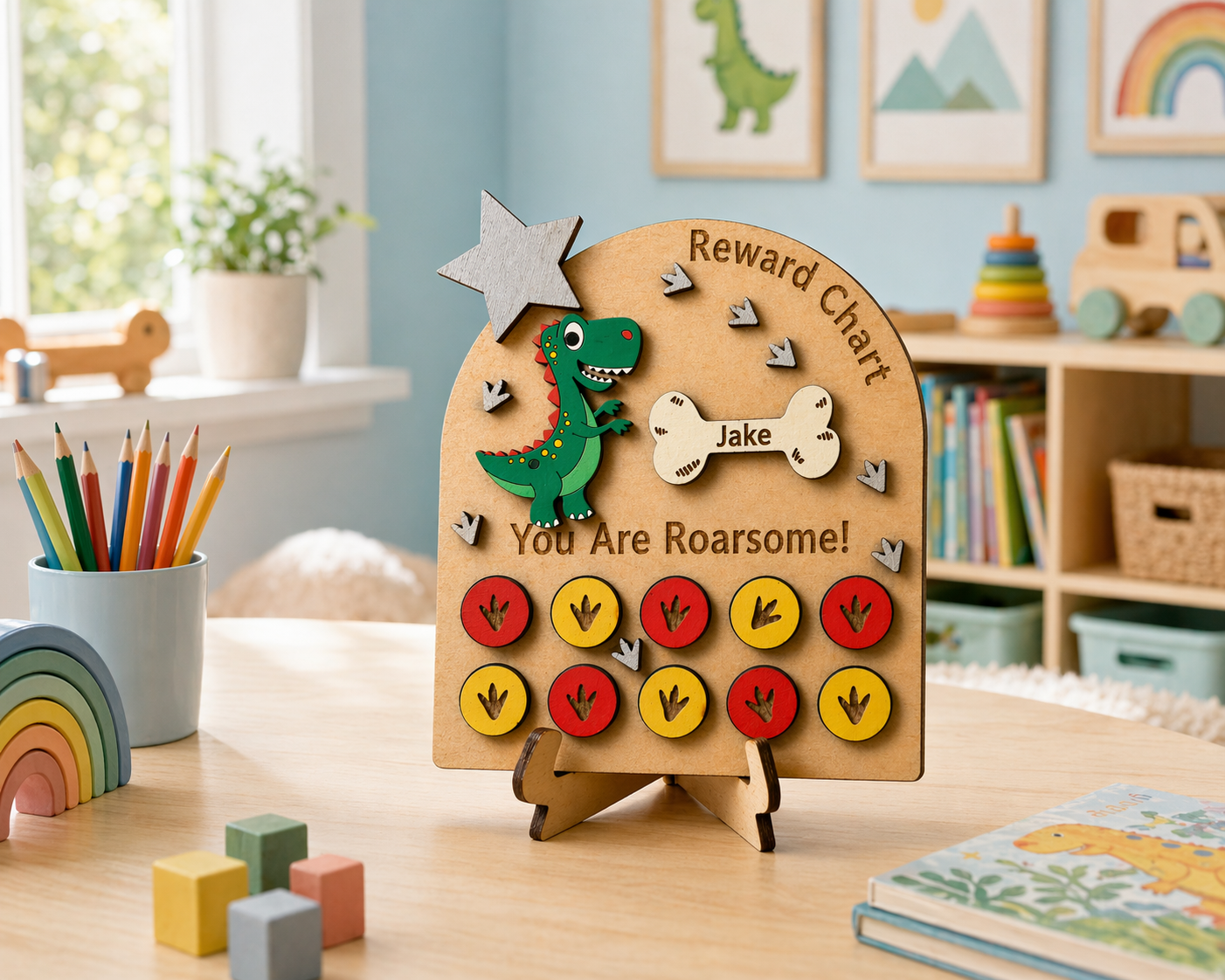 Personalised Wooden Reward Chart
