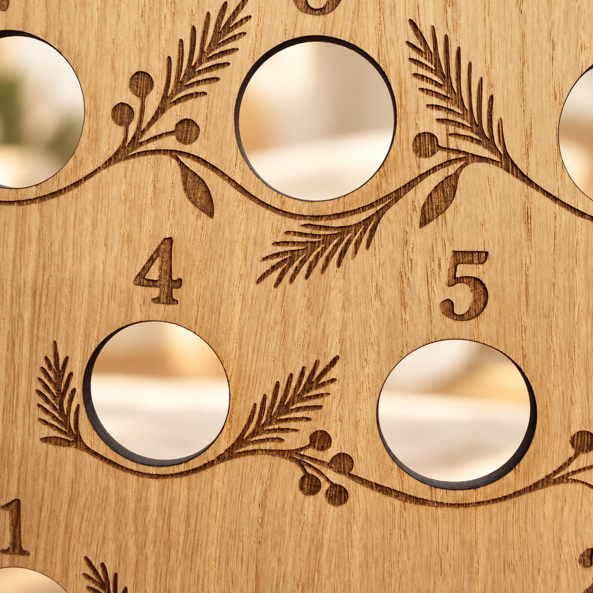 12 Days of Christmas Wooden Bottle Tree Advent Calendar