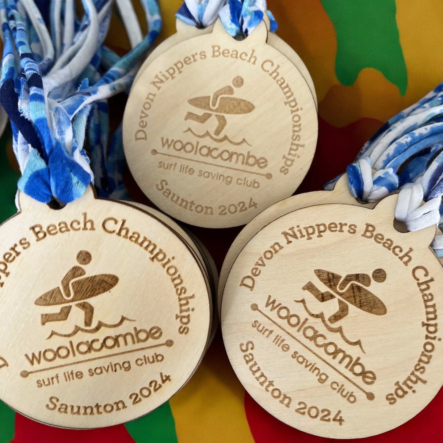 Personalised Wooden Medals - 80mm