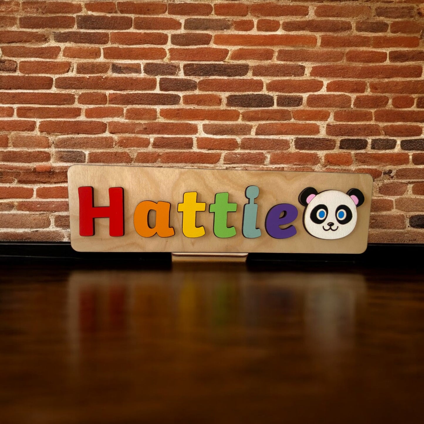 Personalised Name Puzzle with a Panda