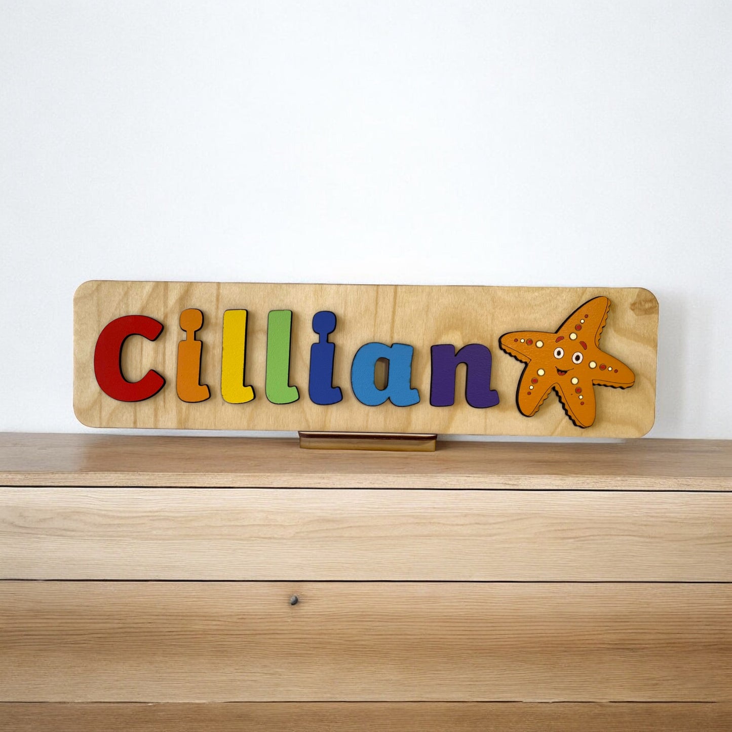 Personalised Name Puzzle with a Starfish