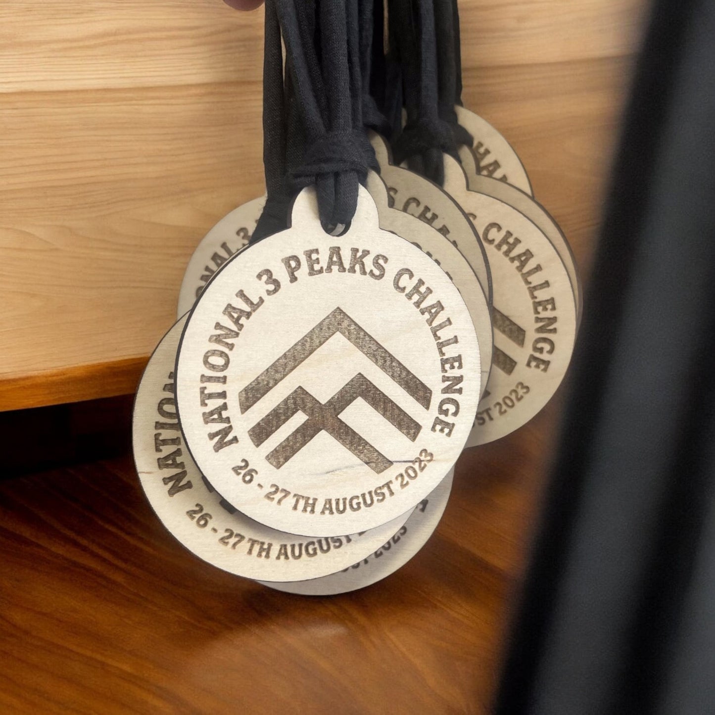 Personalised Wooden Medals - 80mm