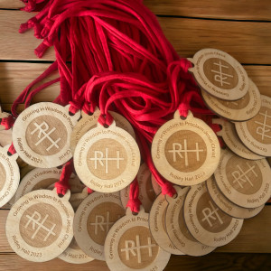 80mm Personalised Wooden Medals